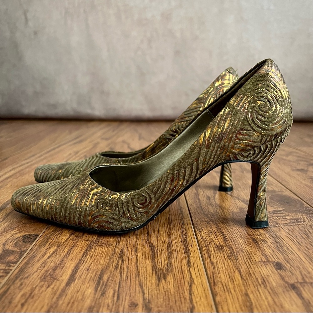 Vintage Bellini Leather Heels Size 7 - Picture 5 of 10